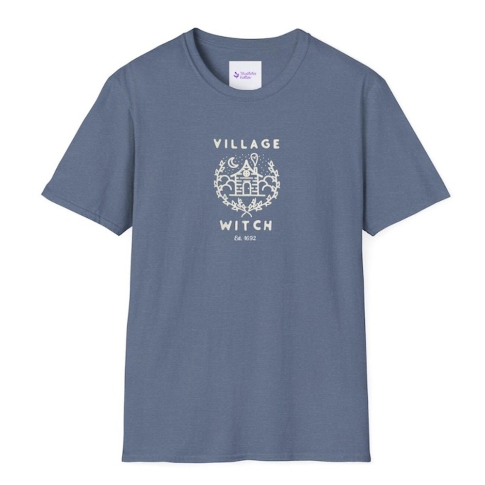Village Witch Salem 1692 Halloween Unisex Softstyle T-Shirt Brand New Size Small - Picture 8 of 10